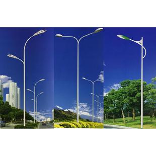 LED道路灯4/5/6米自弯臂 杆子 高杆灯厂区户外广场灯