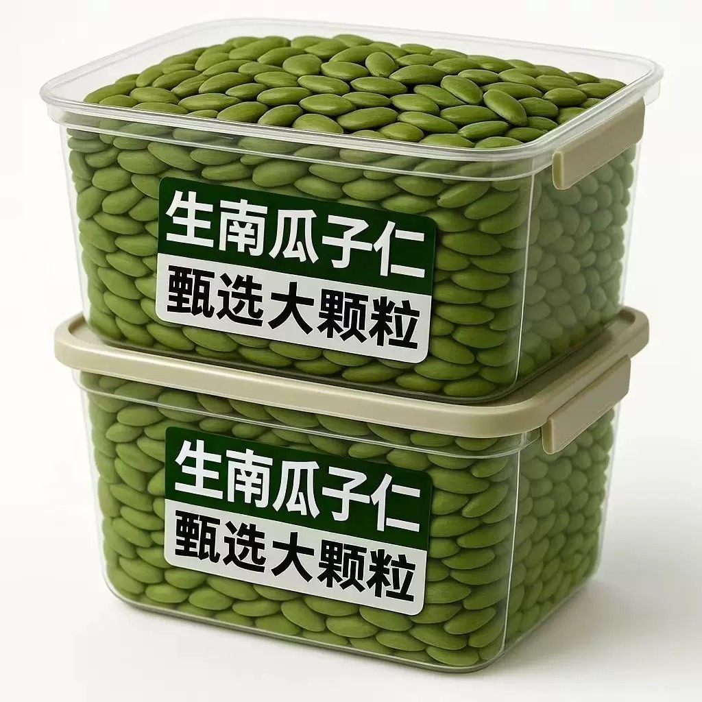 新疆南瓜子仁新货生南瓜子仁原味无壳南瓜籽仁休闲零食坚果干果品