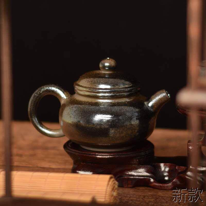云南建水紫陶茶全壶壶柴烧古法手工泡茶单壶天然落釉高档功夫新款