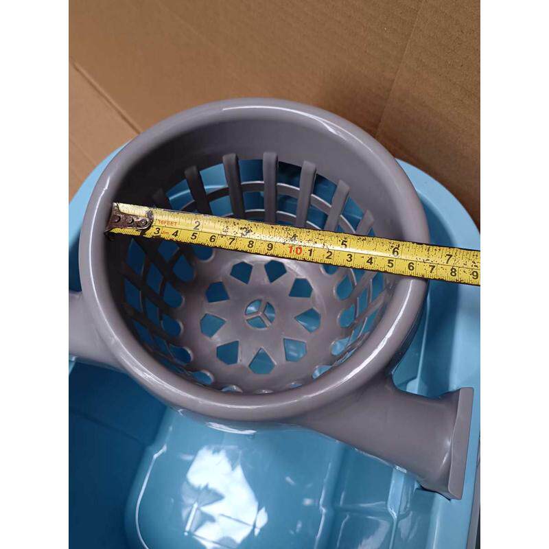 家用手压带滑轮洗拖把桶挤水桶墩布拖布清洁桶塑料旋转拧水甩干桶