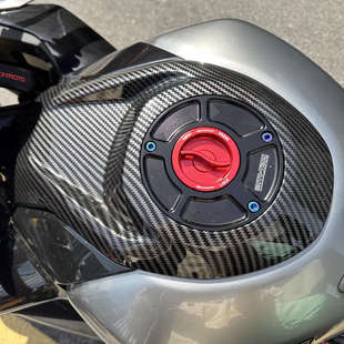适用春风450SR改装油箱上盖 450SRS油箱保护罩 碳纤花纹护板配件
