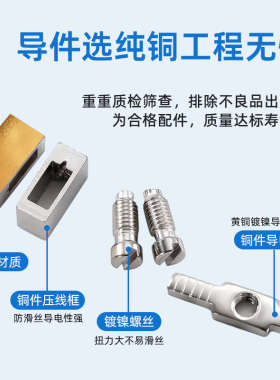UK-6N导轨式接线排电线接线端子6平方接线器导轨式50A端子/50个