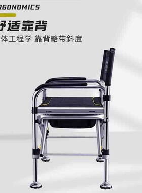 金阁钓椅11Y新款轻便欧式小钓椅可升降多功便携式折叠椅钓鱼椅