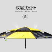 龙王恨钓鱼伞遮阳加大垂钓伞加厚万向防紫外线高端黑胶带地插雨伞
