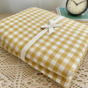 纯棉水洗棉被套单件套全棉单人学生宿舍被罩150x200x230春秋床单