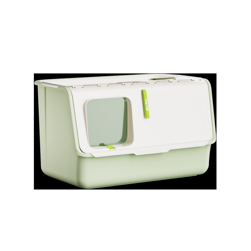 守爱超大号20斤猫可用封闭猫厕所下进上出防带砂可拆卸猫砂盆