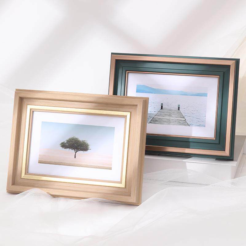 轻奢风简约相框摆台6寸7寸8寸10寸A4高级感儿童相片装饰挂墙相框