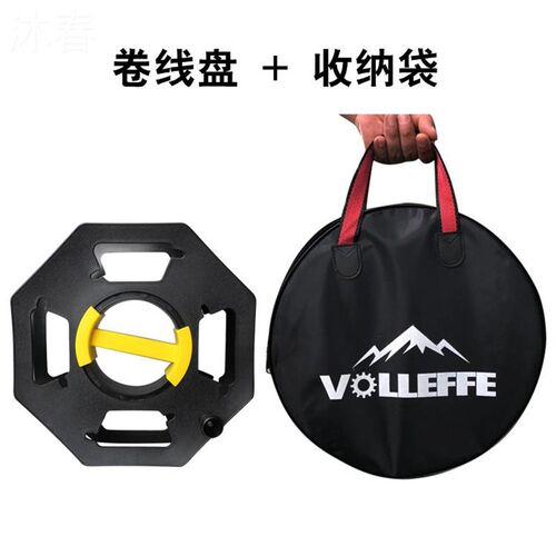电源线收纳盘塑料绕线盘SDI视沐春频宽带电缆卷线盘便携手动工地