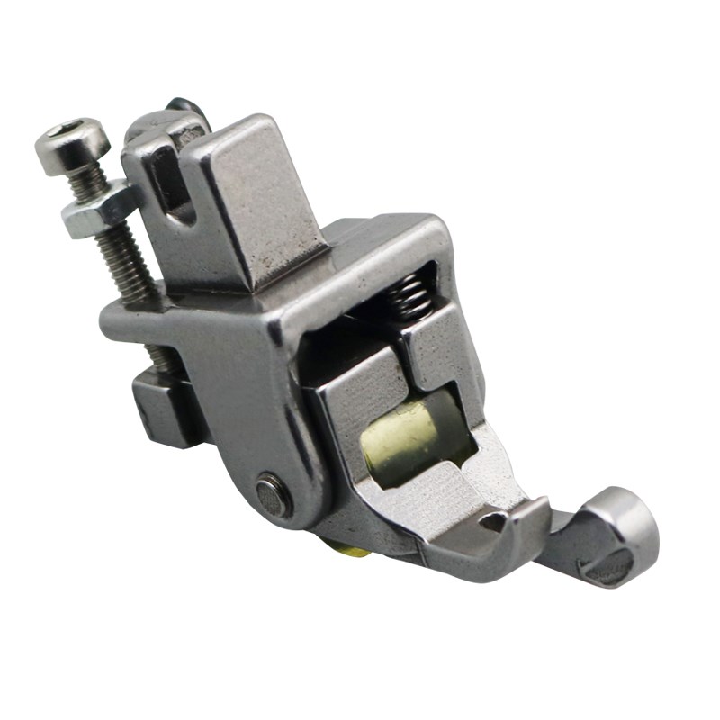 新款平车滚轮低压脚厚料窗帘棉衣皮革缝纫机止口压明线挡边压脚