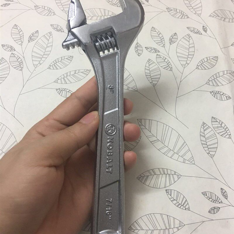 买2送1 KOBALT考伯特扳手 6寸8寸活扳手 抛光防锈 crv 公英制两用