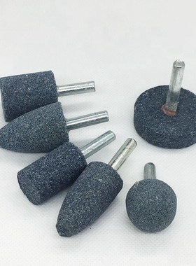 A棕刚玉电磨头砂轮磨头16*p32*6/20*6/25/30/40*6MM平头圆柱形磨