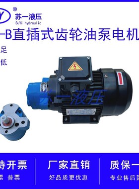 CB-B4/B6/CB-B10锯床齿轮泵油泵电机组CBW-B2.5JZ润滑0.37/0..55K