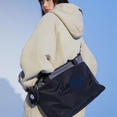 Subcrew李参森潮牌手提袋休闲学生工作服大容量挎包肩斜挎包的男