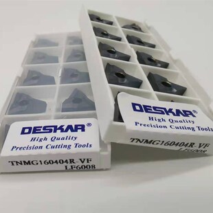 戴斯卡数控外圆合金车刀片TNMG160z404R/L-VF LF6008不锈钢三角