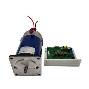 1500转 110V 分带方形法兰永磁DC有刷电机套件 125W LK90ZYT101A3