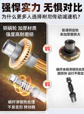 厂家供应蜗轮蜗杆减速机WPWDA40 WPWDA50齿轮减速器速比 通用性广