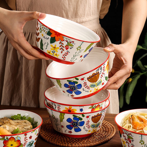 陶瓷家用2025高颜值6英寸饭碗