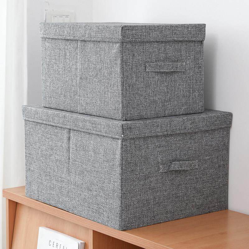 2件装衣服收纳箱有盖布艺可折叠衣柜整理箱衣物储物箱大号可水洗,收纳整理,收纳箱,淘宝优惠券,粉丝福利购,淘宝优惠卷