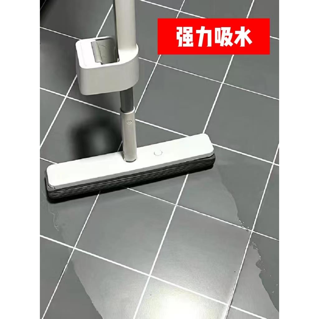 简简风百货海棉拖把胶棉免手洗2025新款家用卫生间浴室吸水地拖把