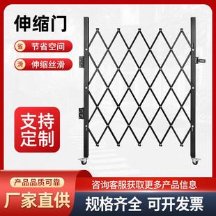 定制拉闸门伸缩门庭院拉门 旧款铁拉闸门工厂直销防盗拉闸门