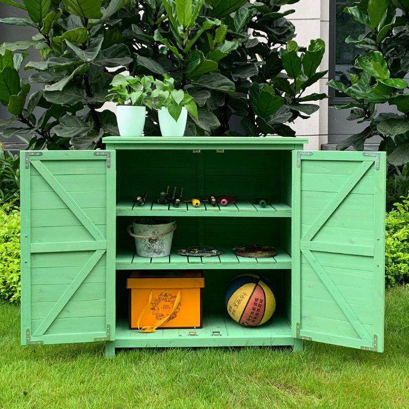 户外实木鞋柜阳台收纳柜花园防水防晒防腐储物柜多功能工具杂物柜,收纳整理,收纳柜,淘宝优惠券,粉丝福利购,淘宝优惠卷