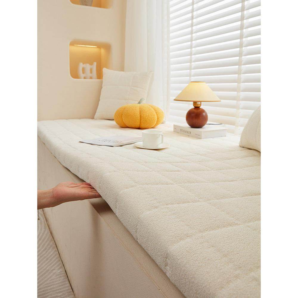 海绵飘窗垫窗台垫防滑可拆洗2023网红新款防水泰迪绒窗台垫子定制,居家布艺,飘窗垫,淘宝优惠券,粉丝福利购,淘宝优惠卷