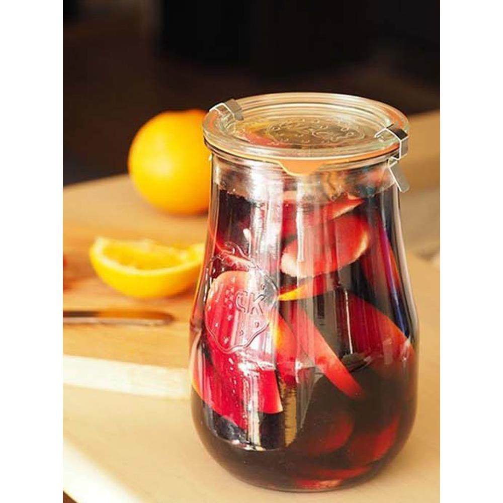 德国进口weck密封罐蜂蜜玻璃瓶酵素玻璃罐奶粉食品储物盒泡菜坛子