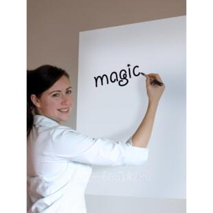 魔贴静电吸附白板墙贴无胶超薄便携带白板纸 可擦写不伤墙白板贴