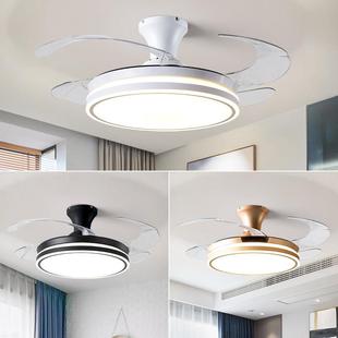 吸顶风扇灯2024新款 隐形吊扇灯卧室客厅餐厅电扇灯一体带风扇吊灯