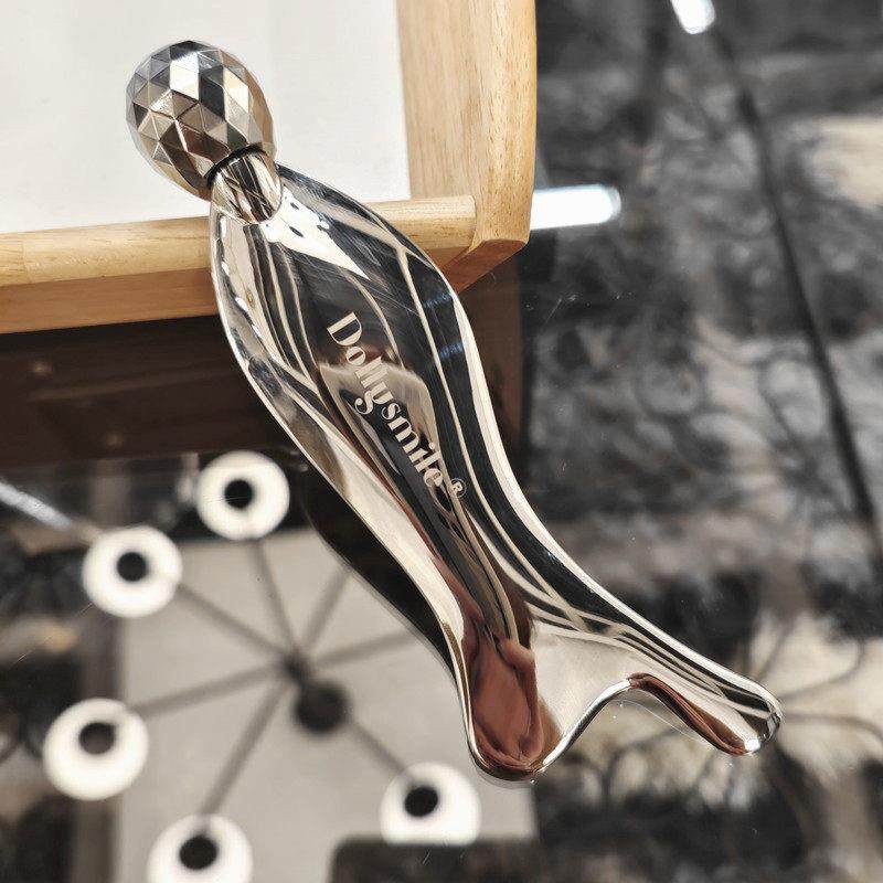 多功能金属人鱼刮痧板瘦脸美容仪面部提拉紧致拨筋棒身体眼部按摩