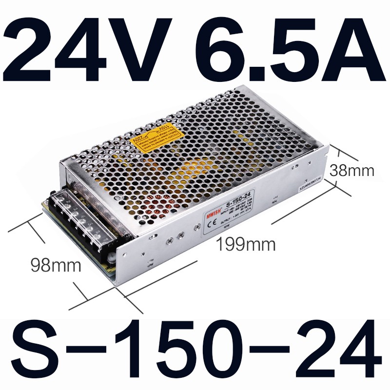 S-350-12V30A变压器100W50W开关电源D24V15A监控LED交流220转DC10