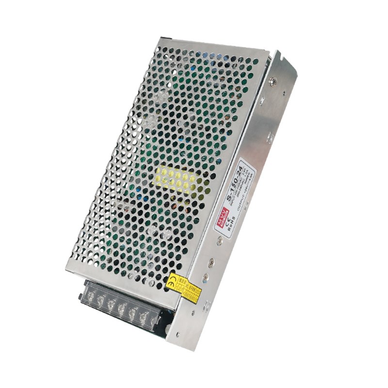 明纬S-150-24V6.5A开关电源220转DC5V12V15V36PV48V监控变压器150