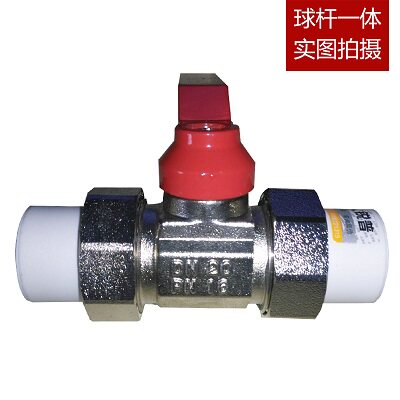 锐普PPR双活接球杆一体球阀 202532自来水管管子接头配件 ppr阀门