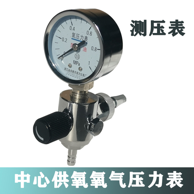 氧气压力表测压表中心供氧气体终端供气表国标德标英标插头表