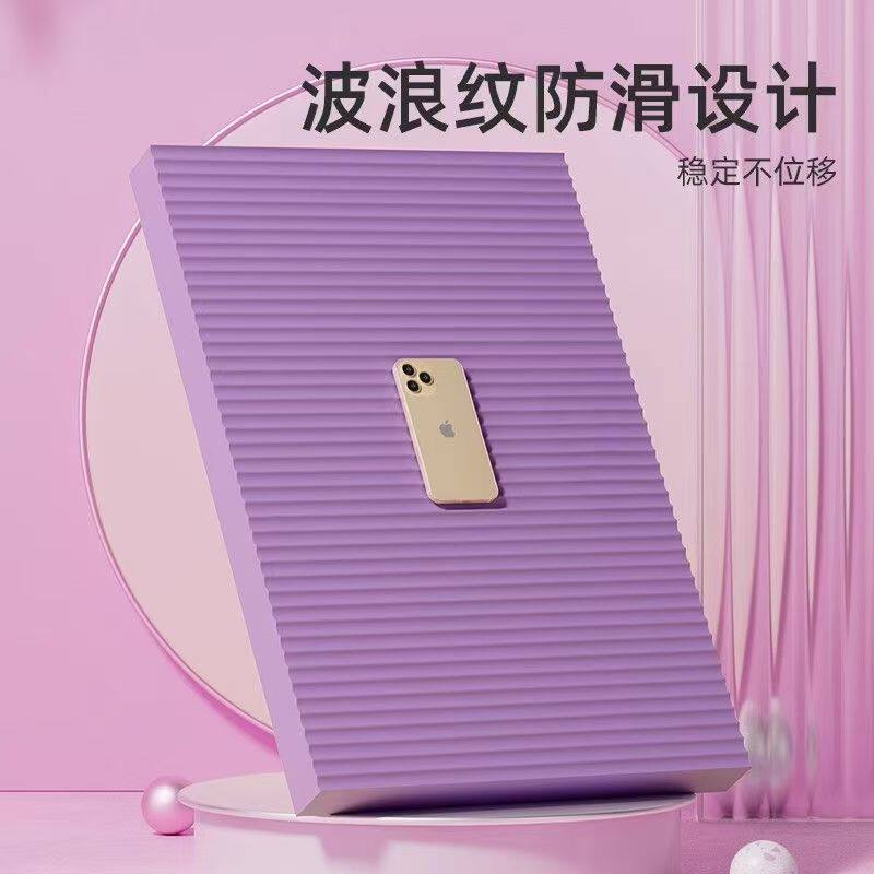 瑜伽砖坐垫软踏健腹轮专用健身瑜伽跪垫平板支撑核心训练泡沫垫子