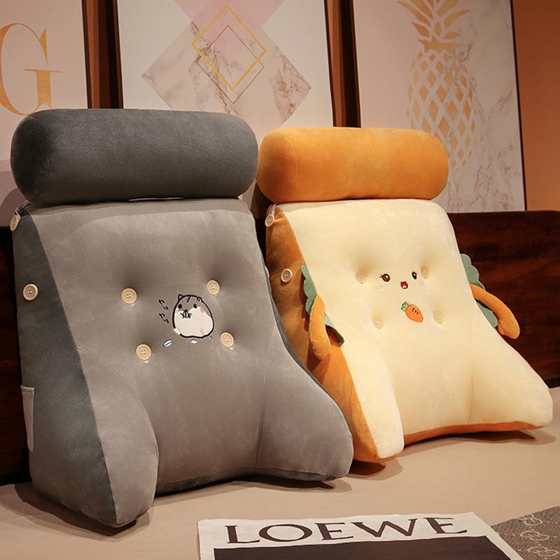 可爱床头软包靠背垫靠枕腰垫三角床头床上抱枕垫脚枕孕妇护腰
