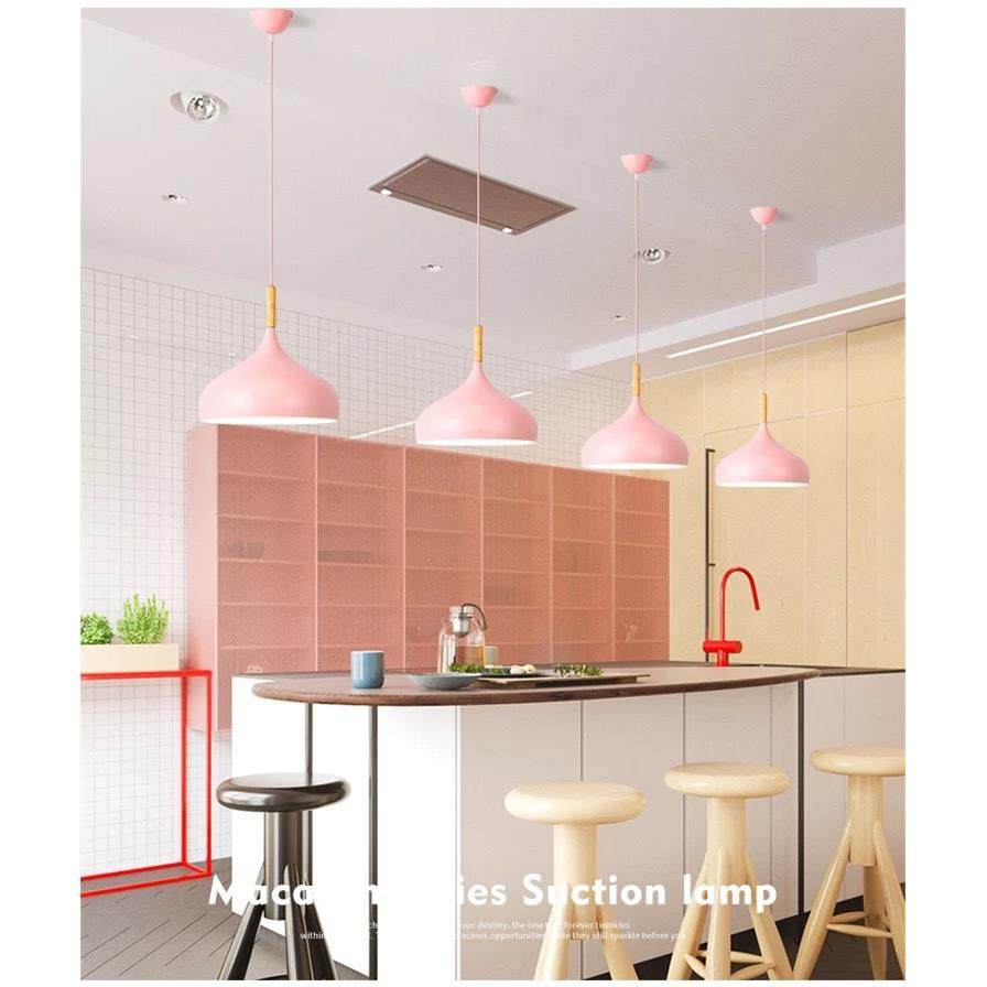 北欧餐厅led吊灯 办公室吊灯 餐厅灯 北欧灯饰马卡龙甜品店餐吊