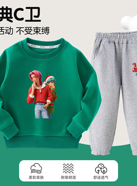 kpopdemonhunters猎魔女团SODA POP衣服男孩长袖上衣女童卫衣套装