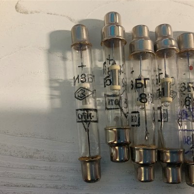 库存苏联产SI3BG辐射测试仪盖革Geiger袖珍计数管检测仪