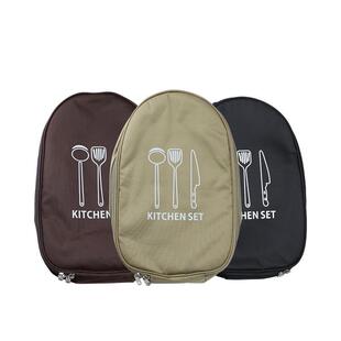 户外炊具收纳包野营厨具手提包烧烤刀具砧板包便携旅行露营餐具包