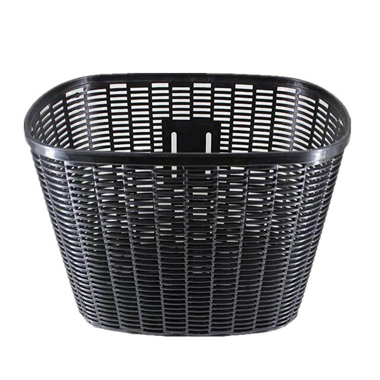 自行车车篮 复古车筐 防雨防锈前置塑料筐加深学生筐骑行车把