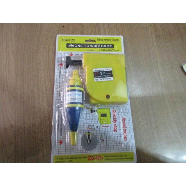 多能 磁性线坠5m磁性吊线坠强磁性磁力线坠6m米