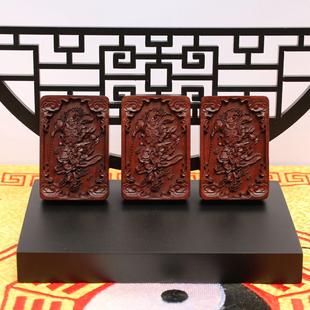 老料雷击枣木火神王灵官吊坠挂件平安王天君像直播货源道家法器