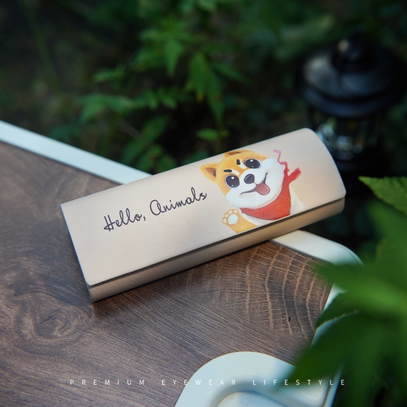 MARCWOOD眼镜盒送眼镜布