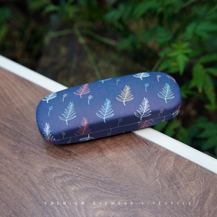 便携抗压放压眼镜盒男女学生韩国小清新可爱创意个性 图案印花镜盒