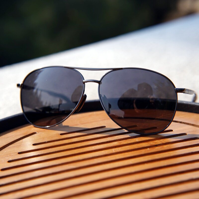 高品质近视偏光墨镜MARCWOOD