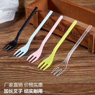 一次性勺子长柄甜品勺布丁勺酸奶勺冰淇淋勺奶昔冰沙蛋糕勺子加厚