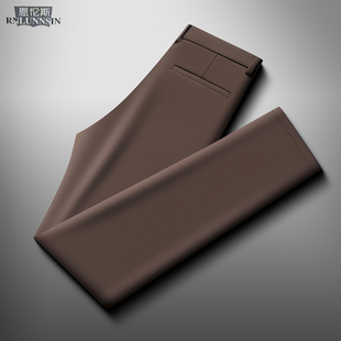 复合加绒 长裤 高端休闲西裤 冬保暖厚款 子商务通勤直筒男裤 男款