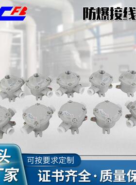 厂家现货供应4通C级铸铝接线盒三防穿线盒G1/2G3/4G1防爆接线盒