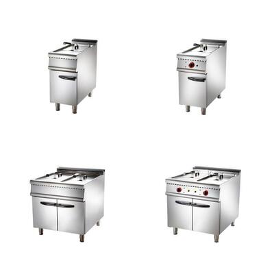 商用酒店西餐厨房组合炸炉 Restaurant Deep Fryer with Cabinet